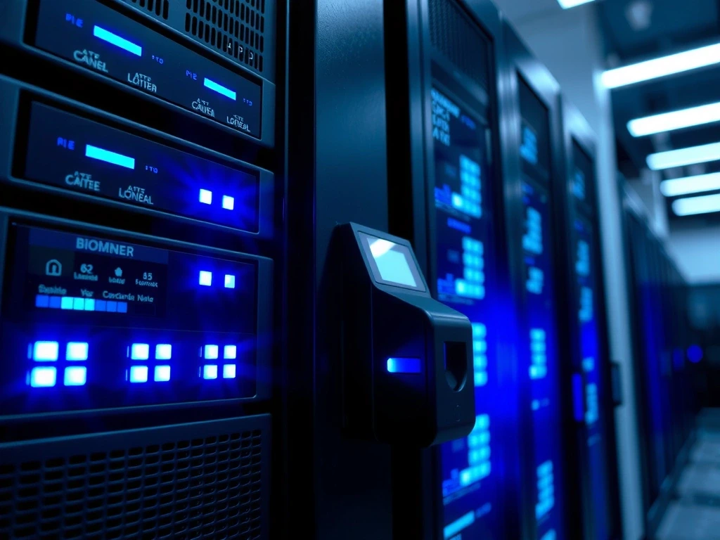 Biometric security access for server infrastructure