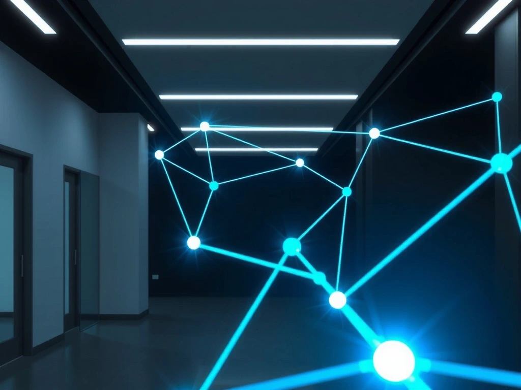 Financial data network visualization